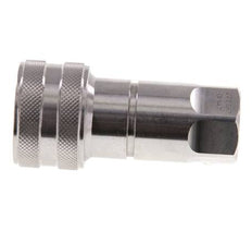 Acoplamiento hidráulico de acero inoxidable DN 6.3 Enchufe G 1/4 pulgadas rosca hembra ISO 7241-1 B D 14.2mm