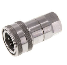 Acoplamiento hidráulico de acero inoxidable DN 12,5 Enchufe G 1/2 pulgadas rosca hembra ISO 7241-1 B D 23,5mm