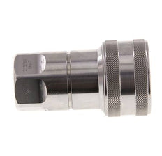 Acoplamiento hidráulico de acero inoxidable DN 12,5 Enchufe G 1/2 pulgadas rosca hembra ISO 7241-1 B D 23,5mm