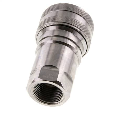 Acoplamiento hidráulico de acero inoxidable DN 40 Enchufe G 1 1/2 pulgadas rosca hembra ISO 7241-1 B D 44,5mm