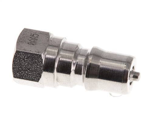 Acero inoxidable DN 5 Acoplamiento hidráulico Enchufe G 1/8 pulgadas Rosca hembra ISO 7241-1 B D 10,9mm