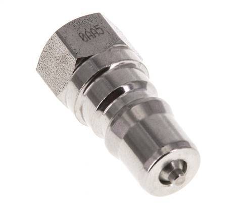 Acero inoxidable DN 5 Acoplamiento hidráulico Enchufe G 1/8 pulgadas Rosca hembra ISO 7241-1 B D 10,9mm