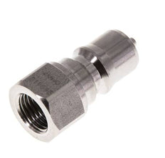 Acoplamiento hidráulico de acero inoxidable DN 6.3 Tapón G 1/4 pulgadas rosca hembra ISO 7241-1 B D 14.2mm
