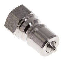 Acoplamiento hidráulico de acero inoxidable DN 10 Tapón G 3/8 pulgadas rosca hembra ISO 7241-1 B D 19,1mm