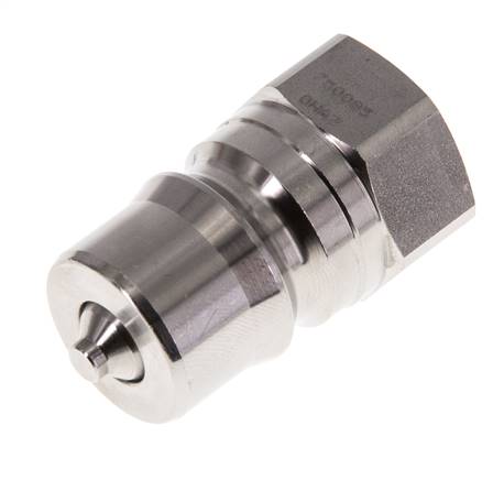 Acero inoxidable DN 12.5 Acoplamiento hidráulico Enchufe G 1/2 pulgada Rosca Hembra ISO 7241-1 B D 23.5mm