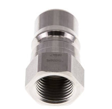 Acero inoxidable DN 12.5 Acoplamiento hidráulico Enchufe G 1/2 pulgada Rosca Hembra ISO 7241-1 B D 23.5mm