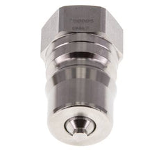 Acero inoxidable DN 12.5 Acoplamiento hidráulico Enchufe G 1/2 pulgada Rosca Hembra ISO 7241-1 B D 23.5mm