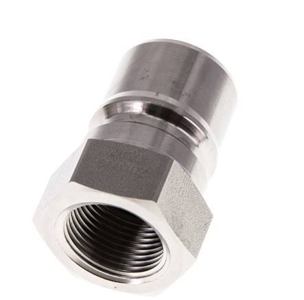 Acero inoxidable DN 20 Acoplamiento hidráulico Enchufe G 3/4 pulgadas Roscas hembra ISO 7241-1 B D 31,4mm