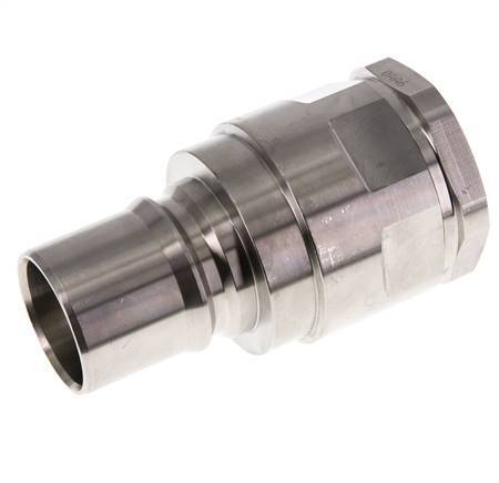 Acero inoxidable DN 40 Acoplamiento hidráulico Enchufe G 1 1/4 pulgadas Rosca hembra ISO 7241-1 B D 44,5mm