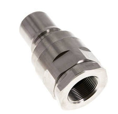 Acero inoxidable DN 40 Acoplamiento hidráulico Enchufe G 1 1/4 pulgadas Rosca hembra ISO 7241-1 B D 44,5mm