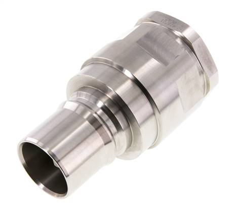 Acero inoxidable DN 50 Acoplamiento hidráulico Enchufe G 2 pulgadas Roscas hembra ISO 7241-1 B D 63,2mm