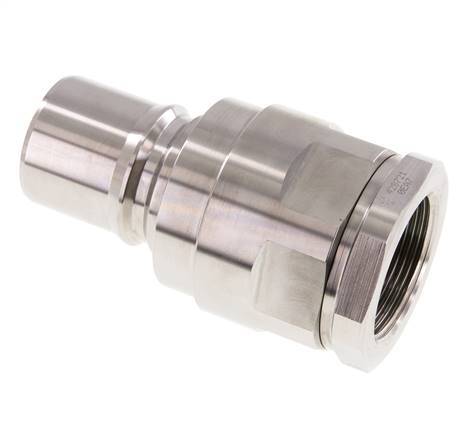 Acero inoxidable DN 40 Acoplamiento hidráulico Enchufe G 1 1/2 pulgadas Rosca hembra ISO 7241-1 B D 44,5mm