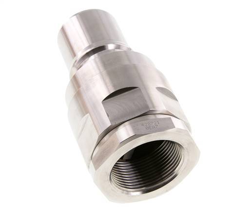 Acero inoxidable DN 40 Acoplamiento hidráulico Enchufe G 1 1/2 pulgadas Rosca hembra ISO 7241-1 B D 44,5mm