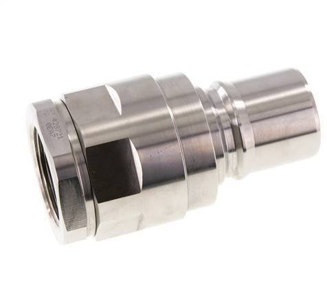 Acero inoxidable DN 40 Acoplamiento hidráulico Enchufe G 1 1/2 pulgadas Rosca hembra ISO 7241-1 B D 44,5mm