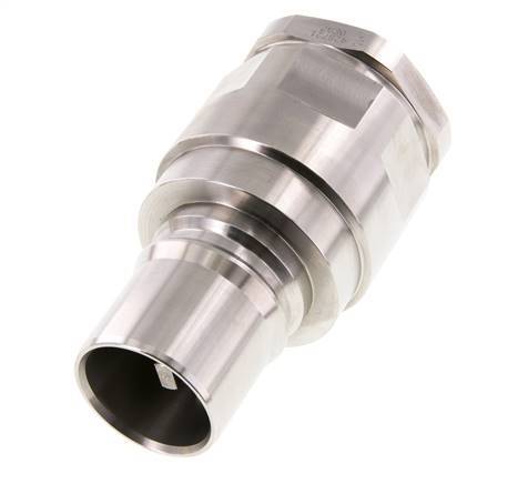 Acero inoxidable DN 40 Acoplamiento hidráulico Enchufe G 1 1/2 pulgadas Rosca hembra ISO 7241-1 B D 44,5mm