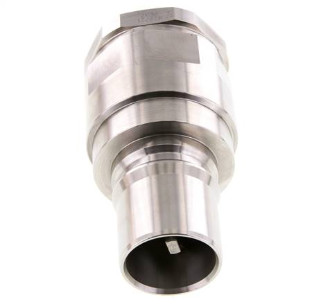 Acero inoxidable DN 50 Acoplamiento hidráulico Enchufe G 2 pulgadas Roscas hembra ISO 7241-1 B D 63,2mm