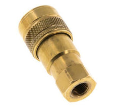 Acoplamiento hidráulico de latón DN 5 Enchufe G 1/8 pulgadas rosca hembra ISO 7241-1 B D 10,9mm