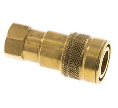 Acoplamiento hidráulico de latón DN 5 Enchufe G 1/8 pulgadas rosca hembra ISO 7241-1 B D 10,9mm