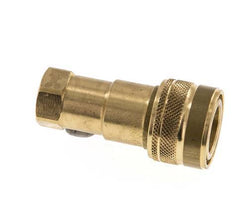 Acoplamiento hidráulico de latón DN 6.3 Enchufe G 1/4 pulgadas rosca hembra ISO 7241-1 B D 14.2mm