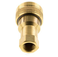 Acoplamiento hidráulico de latón DN 12,5 Enchufe G 1/2 pulgadas rosca hembra ISO 7241-1 B D 23,5mm