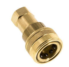 Acoplamiento hidráulico de latón DN 12,5 Enchufe G 1/2 pulgadas rosca hembra ISO 7241-1 B D 23,5mm