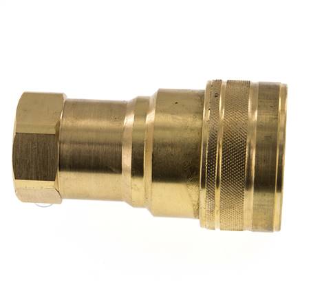 Acoplamiento hidráulico de latón DN 25 Enchufe G 1 pulgada rosca hembra ISO 7241-1 B D 37,8mm