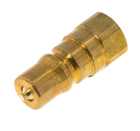 Latón DN 5 Acoplamiento hidráulico Enchufe G 1/8 pulgadas Rosca Hembra ISO 7241-1 B D 10,9mm