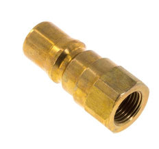 Latón DN 5 Acoplamiento hidráulico Enchufe G 1/8 pulgadas Rosca Hembra ISO 7241-1 B D 10,9mm