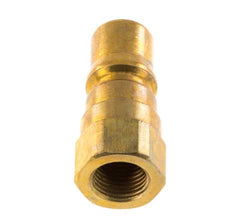 Latón DN 5 Acoplamiento hidráulico Enchufe G 1/8 pulgadas Rosca Hembra ISO 7241-1 B D 10,9mm