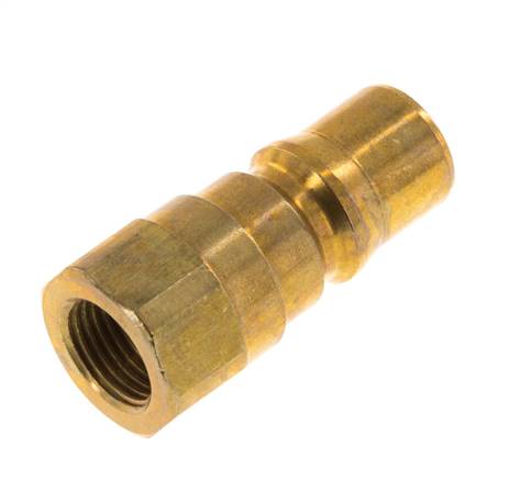 Latón DN 5 Acoplamiento hidráulico Enchufe G 1/8 pulgadas Rosca Hembra ISO 7241-1 B D 10,9mm