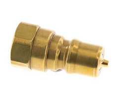 Latón DN 6.3 Acoplamiento hidráulico Enchufe G 1/4 pulgada Rosca Hembra ISO 7241-1 B D 14.2mm