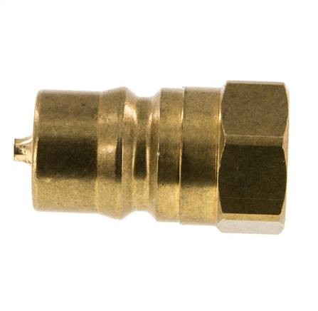 Acoplamiento hidráulico de latón DN 12,5 Enchufe G de 1/2 pulgada con rosca hembra ISO 7241-1 B D 23,5mm
