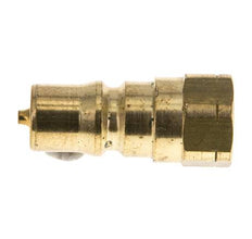 Acoplamiento hidráulico de latón DN 5 Tapón de rosca NPT hembra de 1/8 de pulgada ISO 7241-1 B D 10,9mm