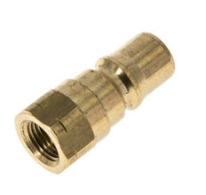 Acoplamiento hidráulico de latón DN 5 Tapón de rosca NPT hembra de 1/8 de pulgada ISO 7241-1 B D 10,9mm