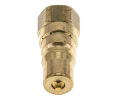 Acoplamiento hidráulico de latón DN 5 Tapón de rosca NPT hembra de 1/8 de pulgada ISO 7241-1 B D 10,9mm