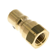 Acoplamiento hidráulico de latón DN 6.3 Enchufe de 1/4 de pulgada hembra NPT ISO 7241-1 B D 14.2mm