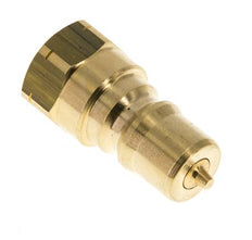 Acoplamiento hidráulico de latón DN 6.3 Enchufe de 1/4 de pulgada hembra NPT ISO 7241-1 B D 14.2mm