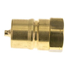 Acoplamiento hidráulico de latón DN 25, rosca hembra NPT de 1 pulgada ISO 7241-1 B D 37,8mm