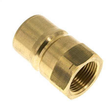 Acoplamiento hidráulico de latón DN 25, rosca hembra NPT de 1 pulgada ISO 7241-1 B D 37,8mm