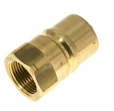 Acoplamiento hidráulico de latón DN 25, rosca hembra NPT de 1 pulgada ISO 7241-1 B D 37,8mm