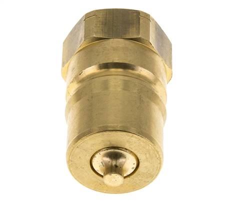 Acoplamiento hidráulico de latón DN 25, rosca hembra NPT de 1 pulgada ISO 7241-1 B D 37,8mm