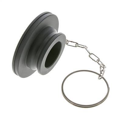 tapa de protección contra el polvo de plástico de 75 mm para la toma de acoplamiento ISO 7241-1 B