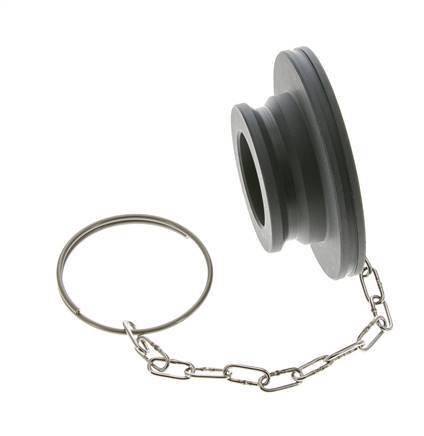 tapa de protección contra el polvo de plástico de 75 mm para la toma de acoplamiento ISO 7241-1 B