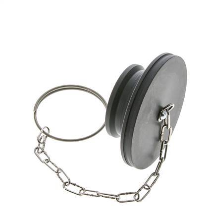 tapa de protección contra el polvo de plástico de 75 mm para la toma de acoplamiento ISO 7241-1 B