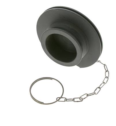tapa de protección contra el polvo de plástico de 105 mm para la toma de acoplamiento ISO 7241-1 B