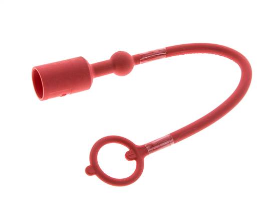 14.tapa de protección contra el polvo de plástico de 2 mm para tapón de acoplamiento ISO 7241-1 B