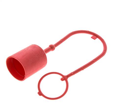 31.tapa de protección contra el polvo de plástico de 4 mm para tapón de acoplamiento ISO 7241-1 B