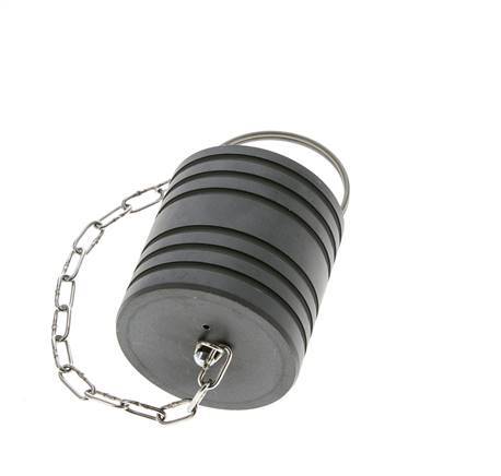 44.5 mm Plastic Dust Protection Cap For Coupling plug ISO 7241-1 B