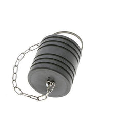44.5 mm Plastic Dust Protection Cap For Coupling plug ISO 7241-1 B
