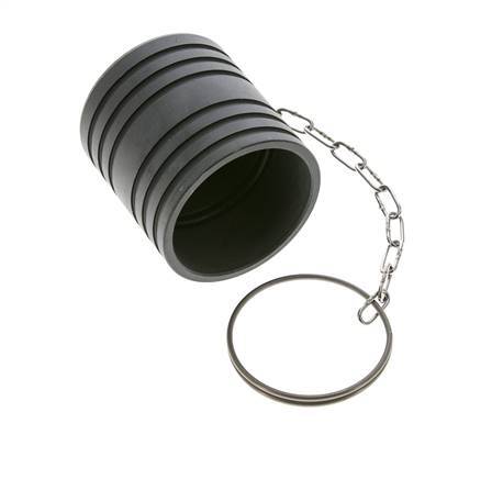 44.tapa de protección contra el polvo de plástico de 5 mm para tapón de acoplamiento ISO 7241-1 B